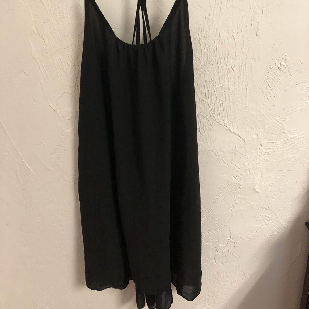 NWOT black flowy dress